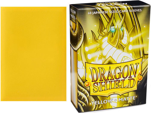 Dragon Shield Matte Sleeves 60 Sleeves Yellow 