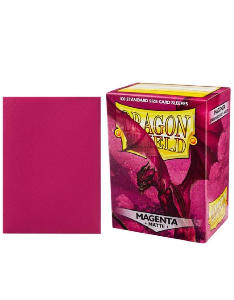 Dragon Shield Standard Size Magenta Matte Card Sleeves x 100 Lost