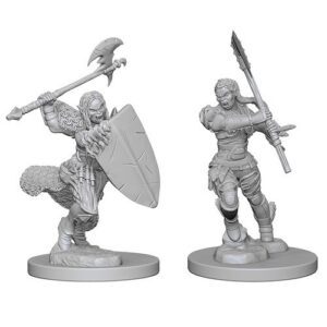 Dungeons & Dragons Miniatures: Half-Orc Female Barbarian